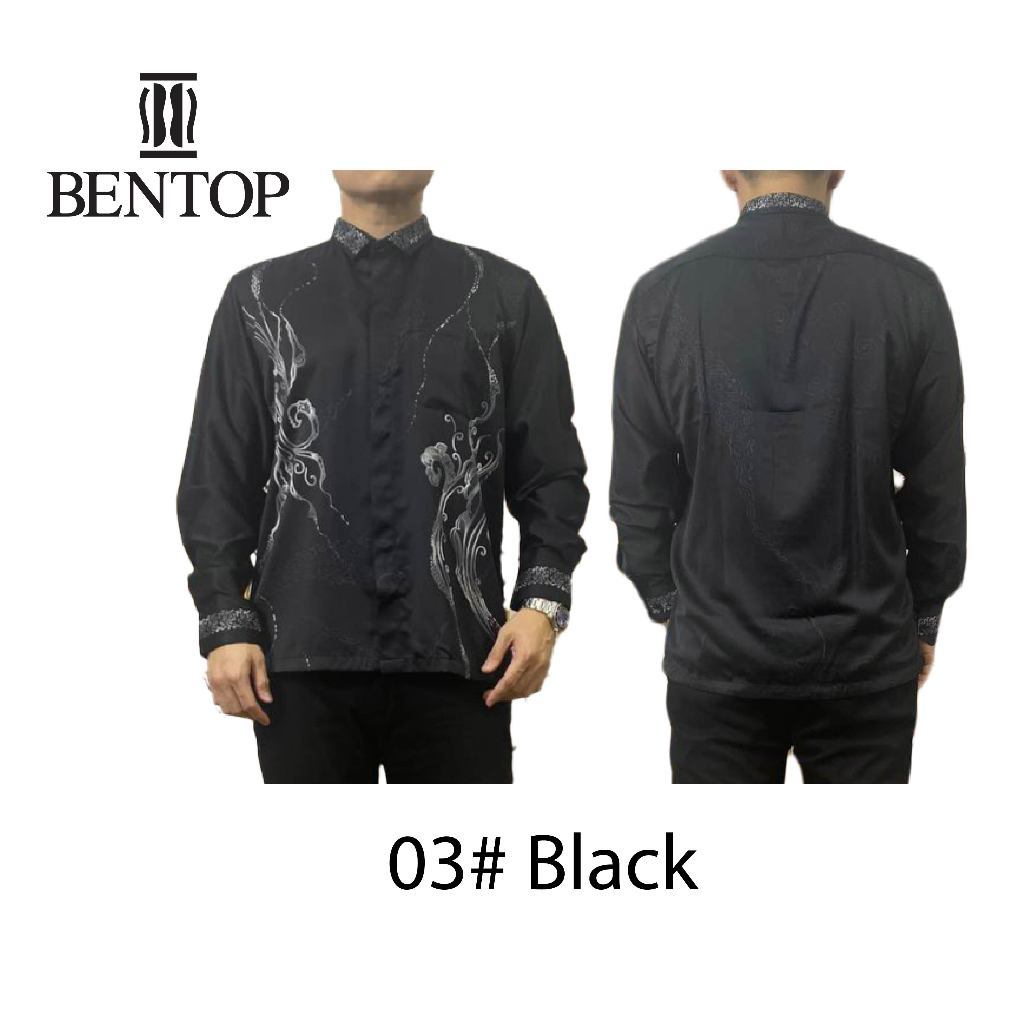 Bentop Batik Traditional Long Sleeve Regular Fit
