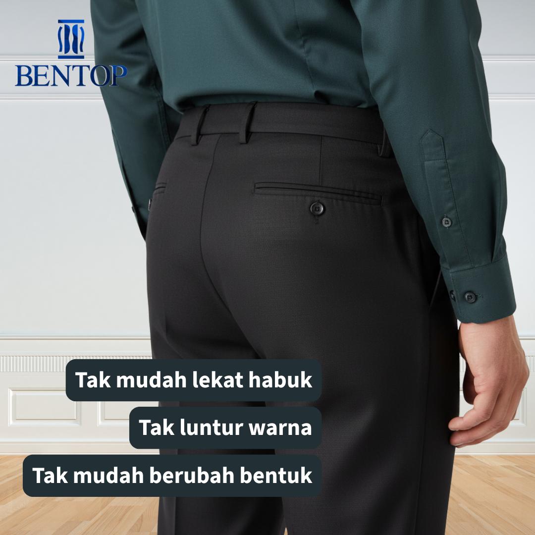 BENTOP Slack Straight Cut V2 - Seluar Slack Bisnes Kasual Potongan Lurus Panjang