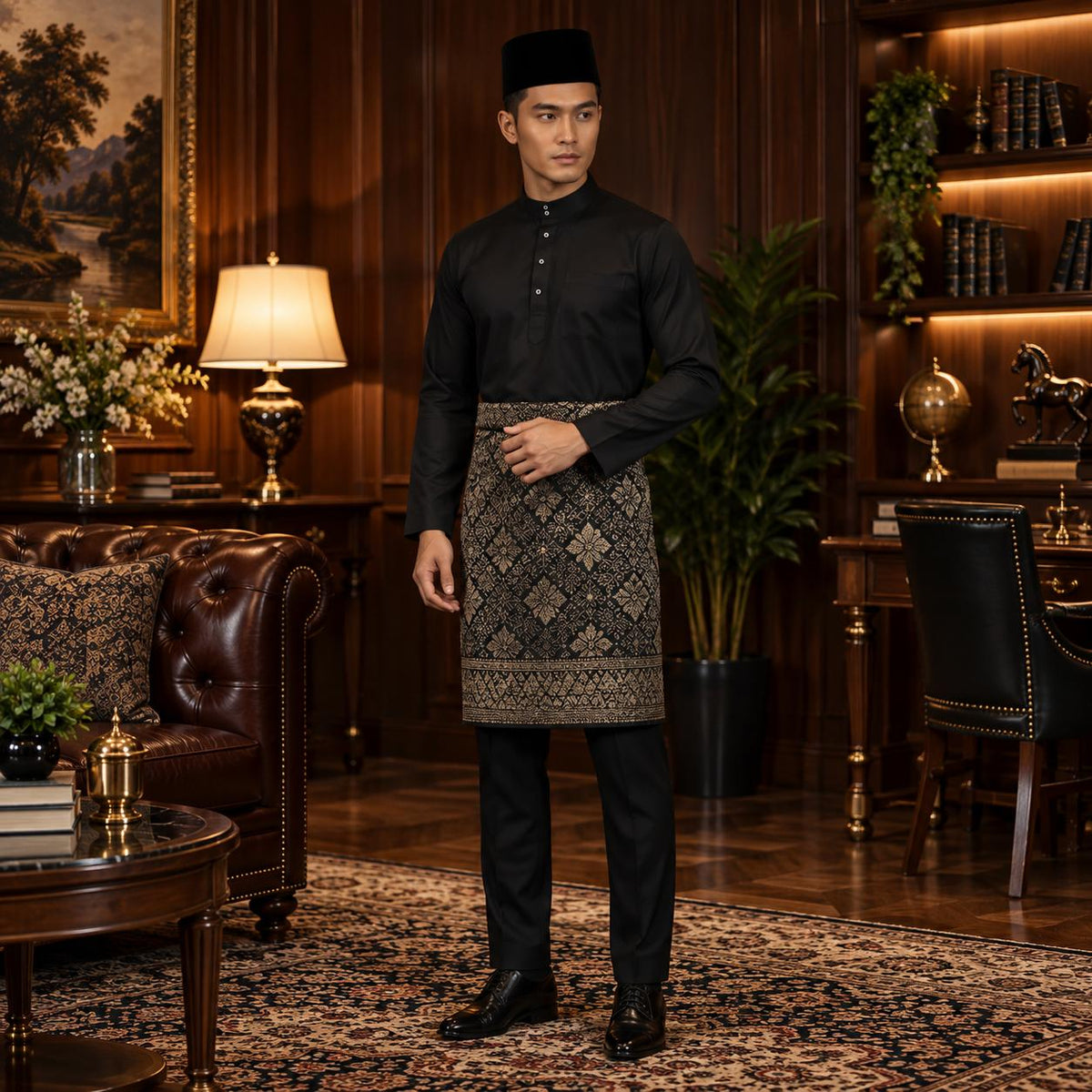 (NEW RELEASE) [CottonFlex-SoftStretch] Bentop BajuMelayu Modern Fit Dewasa - 1-12 Colour BM240 Kurta