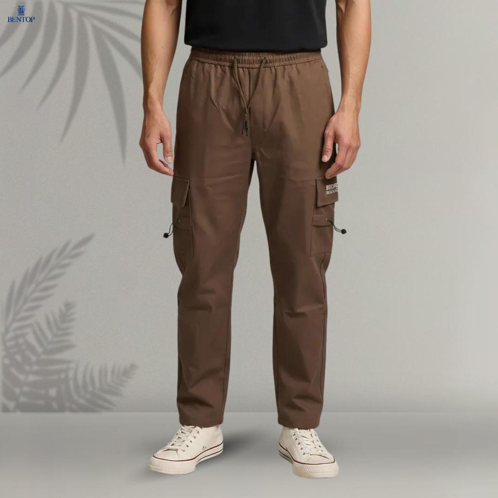 BENTOP Seluar Cargo Slim Fit Lelaki – Stretchable