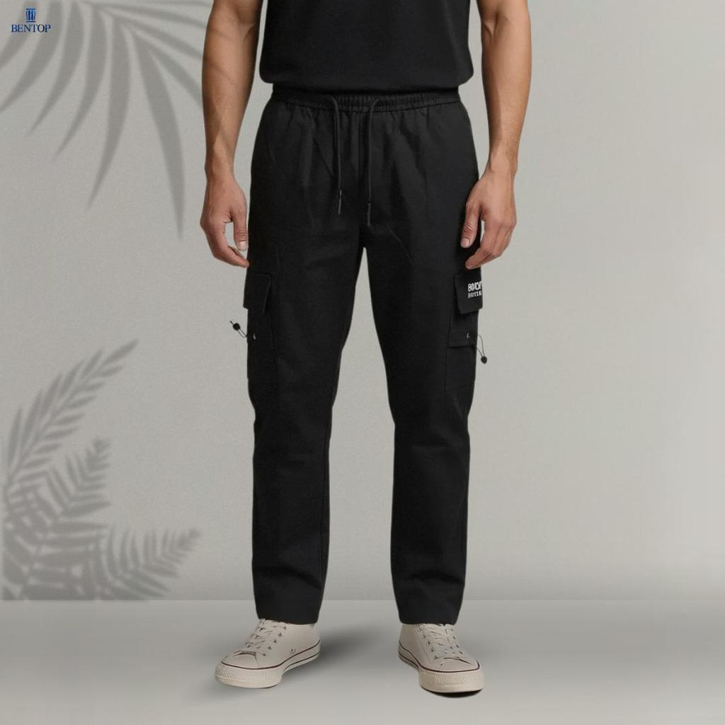 BENTOP Seluar Cargo Slim Fit Lelaki – Stretchable