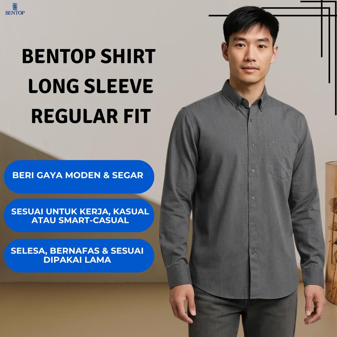Bentop Shirt Long Sleeve Regular Fit N0664M-D