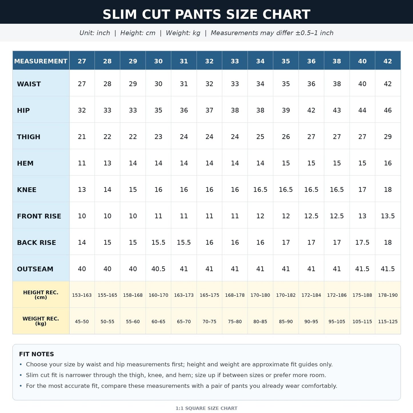 BENTOP Slack Lelaki Slim Fit V4-Seluar Slack Slim Fit