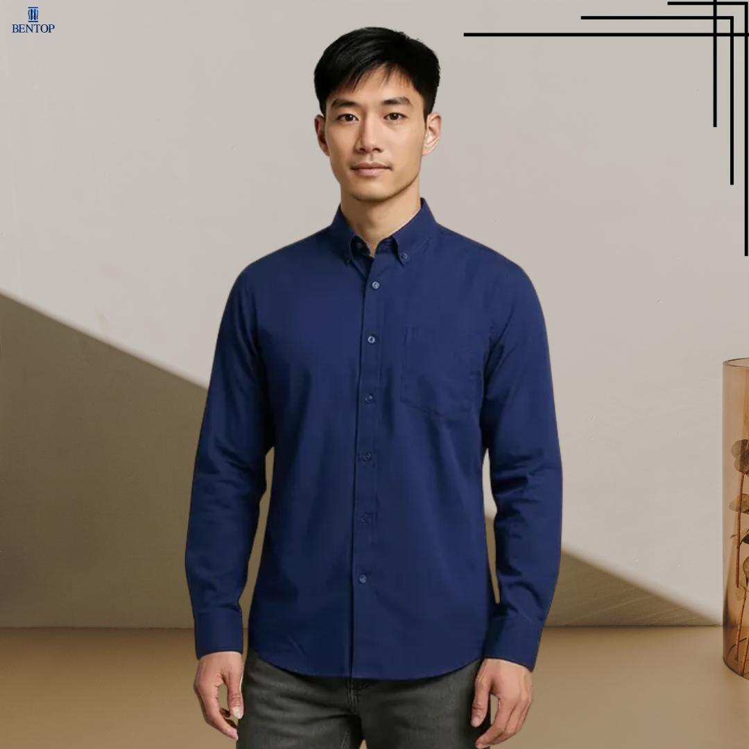Bentop Shirt Long Sleeve Regular Fit N0664M-D