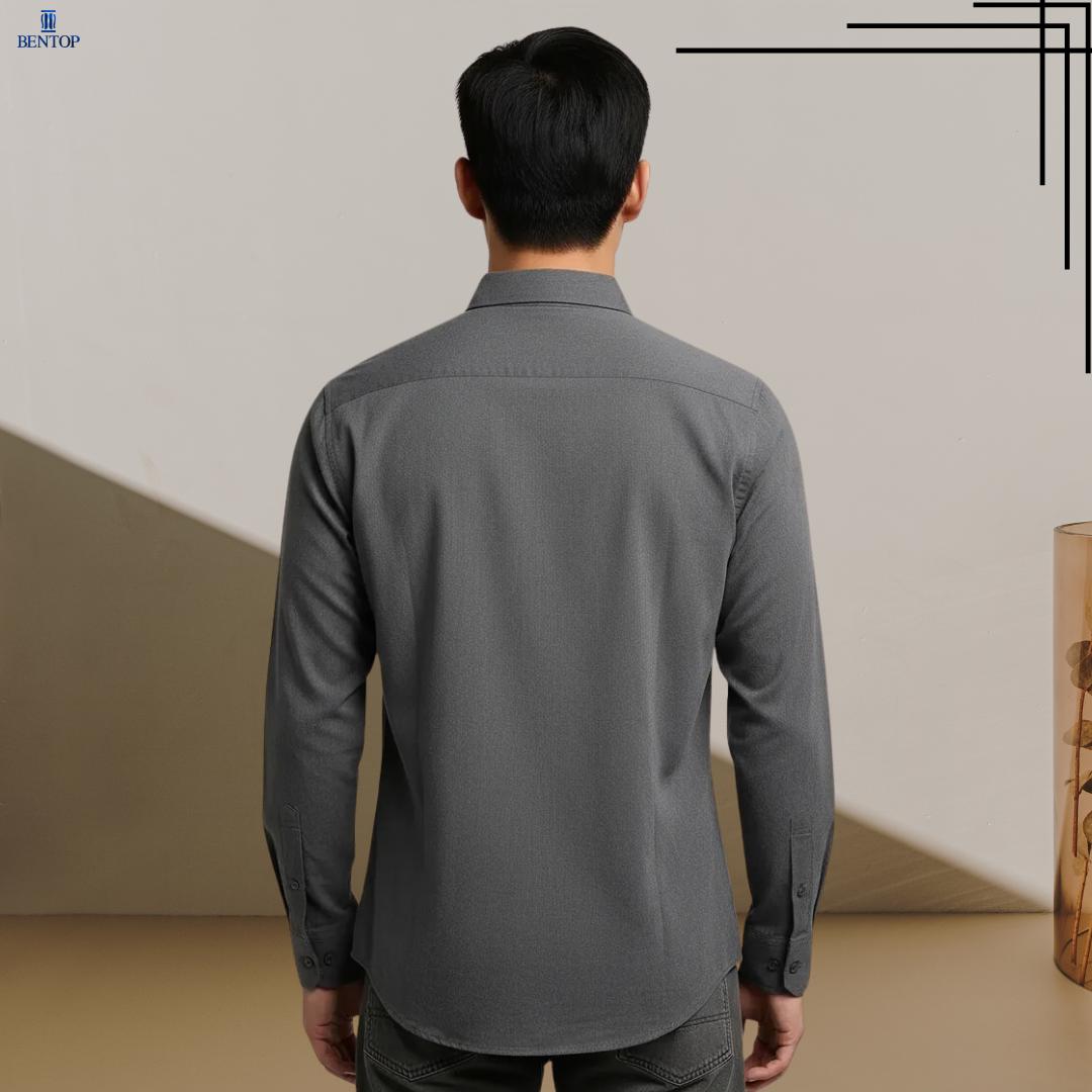 Bentop Shirt Long Sleeve Regular Fit N0664M-D