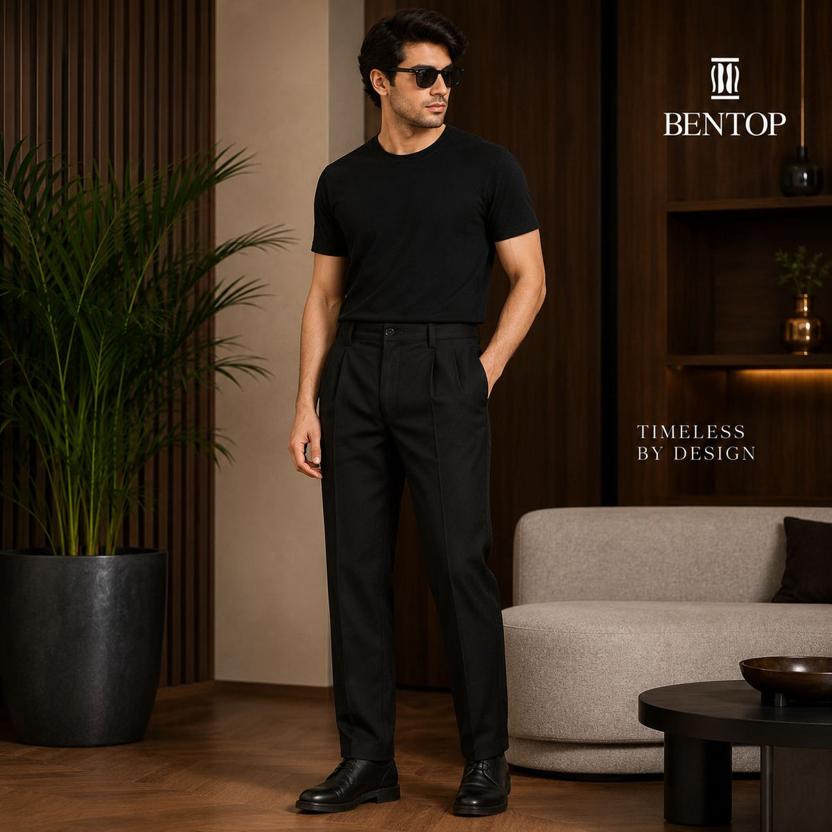 BENTOP Cotton Pant Regular Fit