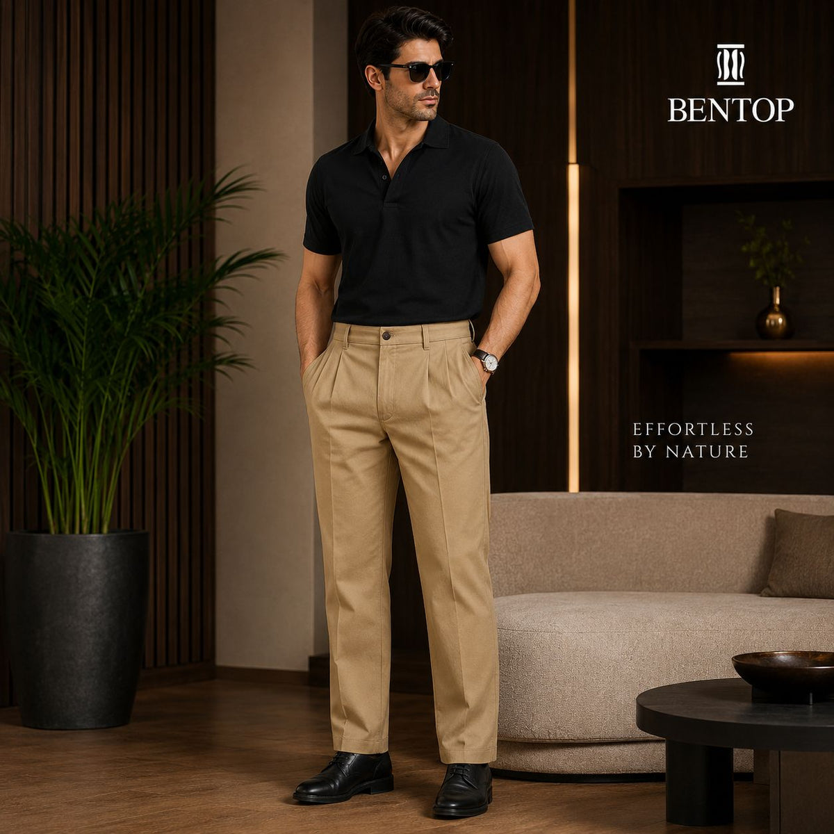 BENTOP Cotton Pant Regular Fit