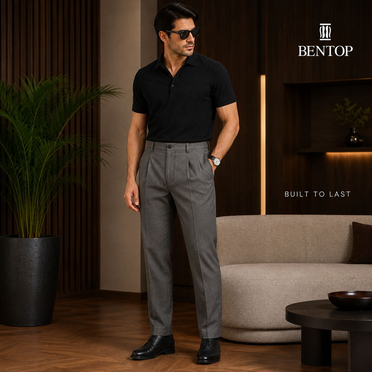 BENTOP Cotton Pant Regular Fit