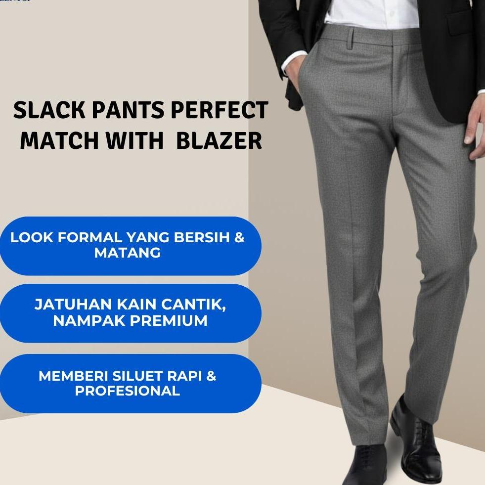 BENTOP Slack pants perfect match with  Blazer  - Regular and Slim Fit Cutting